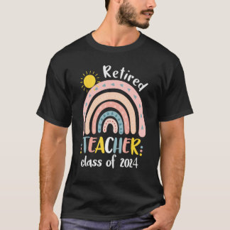 T-shirt Retired Teacher Class Of 2024 Retiring Teacher Ret