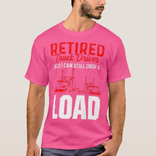 T-shirt Retired Truck Driver Trucker Retirement 2425