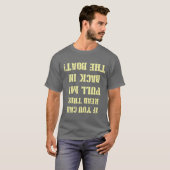 T-shirt Retirez-moi dans le bateau (Devant entier)