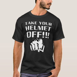T-shirt Retirez Votre Casque De La Course De Voiture Stock