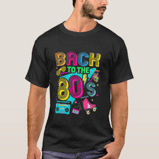 T-shirt Retour À 80 s 1980 Retro Costume des années 80 Vin