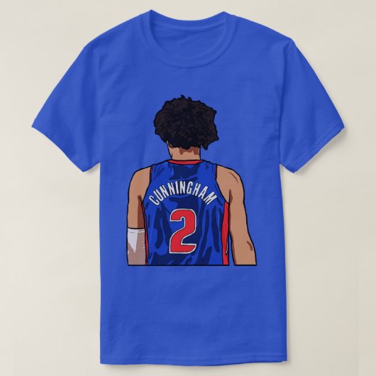 T-shirt Retour à Cade Cunningham (Design devant)