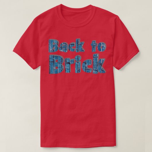 T-shirt Retour à la brique (Design devant)