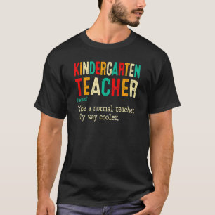 T-shirt Retour À La Définition De L'École Maternelle Ensei