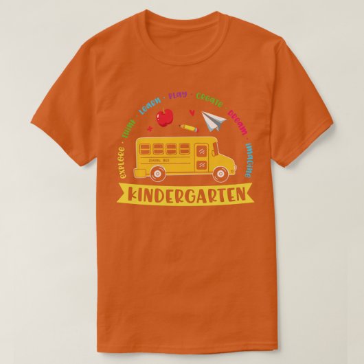 T-shirt Retour à la maternelle (2) (Design devant)