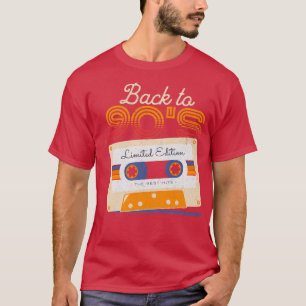 T-shirt RETOUR À LA version 90s lineart Cassette Tape Vint