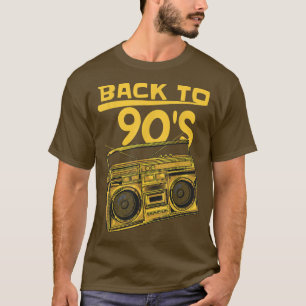 T-shirt Retour À L'Amoureux De La Musique Des Années 90, C
