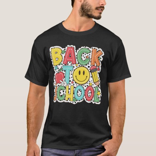 T-shirt retour à l'école (Devant)