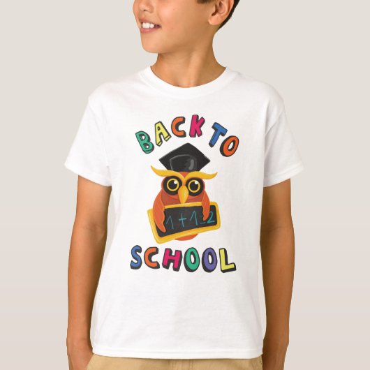 T-shirt Retour à l'école (Devant)