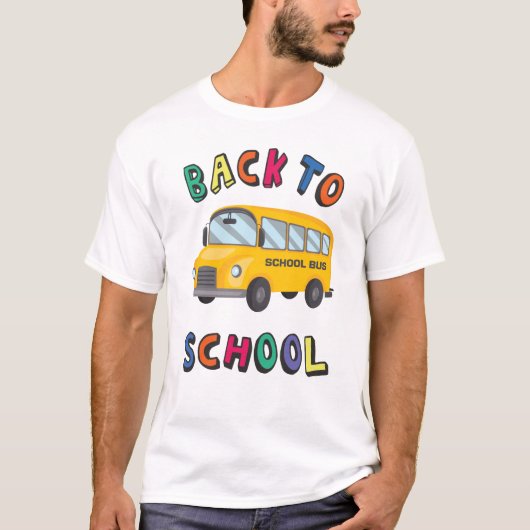 T-shirt Retour à l'école (Devant)