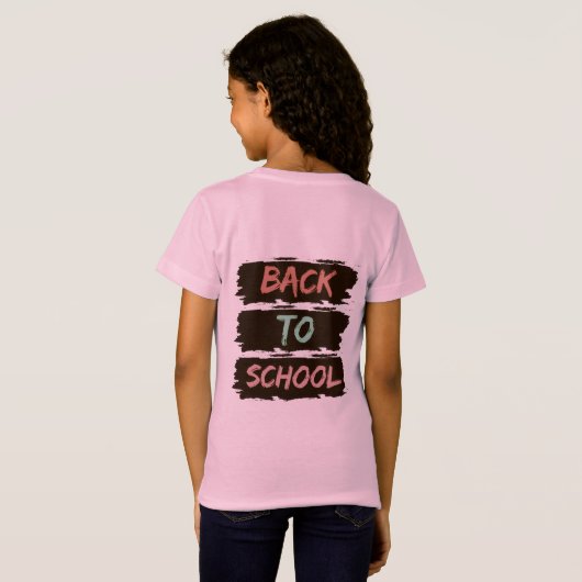T-Shirt Retour à l'école (Dos entier)