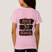 T-Shirt Retour à l'école (Dos)