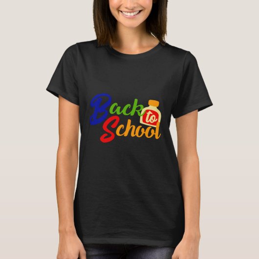 T-shirt Retour À L'École (Devant)