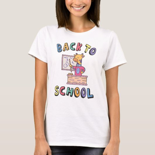 T-shirt Retour à l'école (Devant)