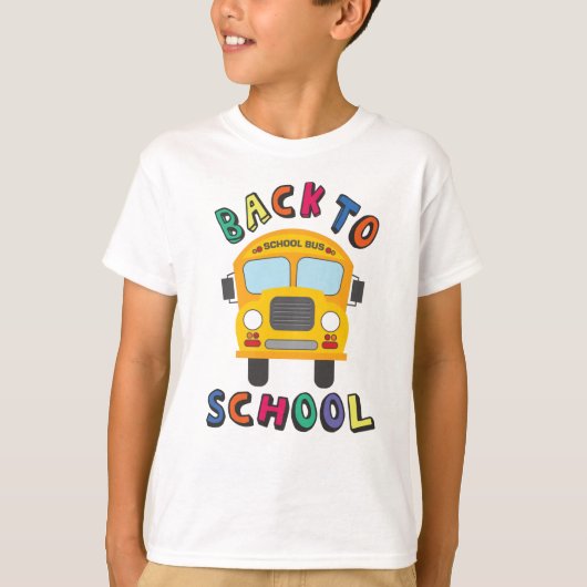 T-shirt Retour à l'école (Devant)