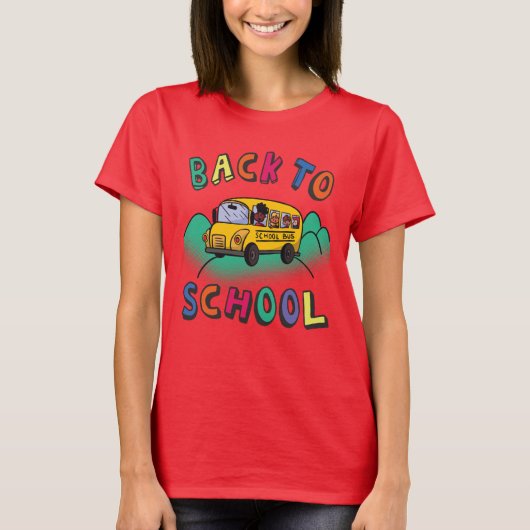 T-shirt Retour à l'école (Devant)