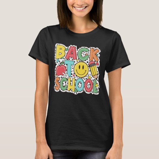 T-shirt retour à l'école (Devant)