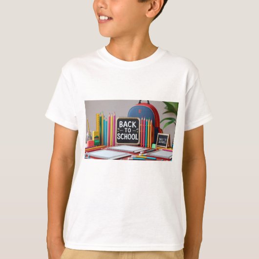 T-shirt retour à l'école (Devant)