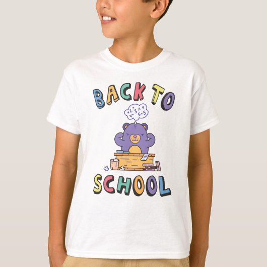 T-shirt Retour à l'école (Devant)