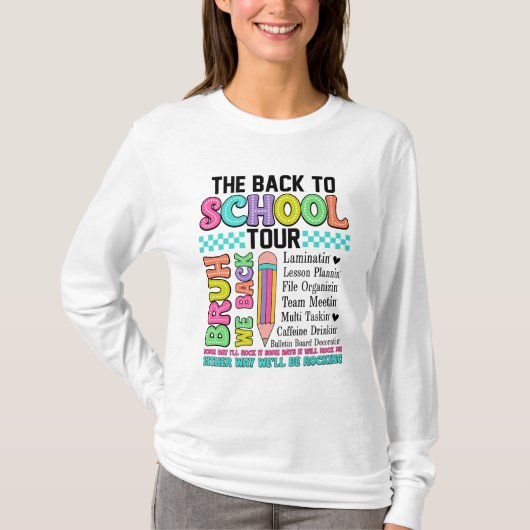 T-shirt Retour à l'école (Devant)