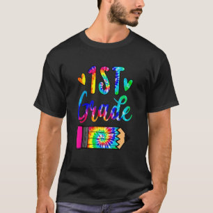 T-shirt Retour à l'école 1ère année enseignant crayon Teac