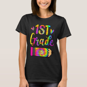 T-shirt Retour À L'École 1ère Année Teacher Tie Dye