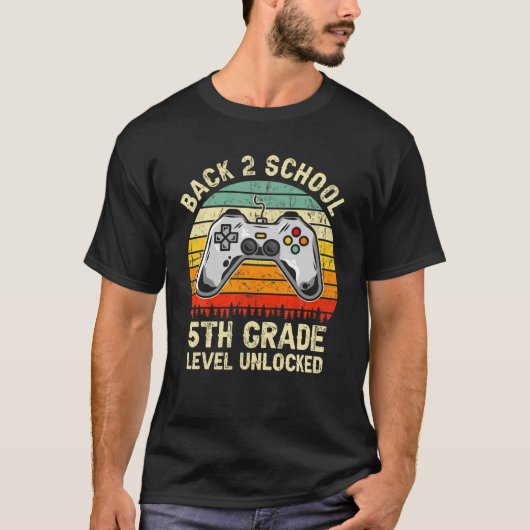 T-shirt Retour À L'École 2022 Cadeau De 5E Année 5E Année (Devant)