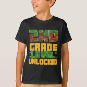 T-shirt Retour à l'école 2e année garçons joueur premier j