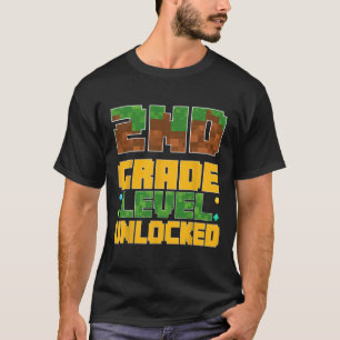 T-shirt Retour à l'école 2e année garçons joueur premier j