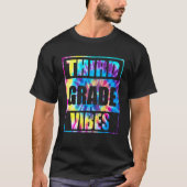 T-shirt Retour à l'école 3e année Vibes Premier jour Ensei (Devant)