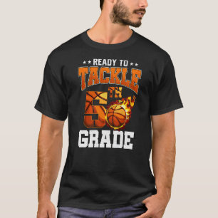 T-shirt Retour À L'École 5e Année Awesome Cinq Regards De 