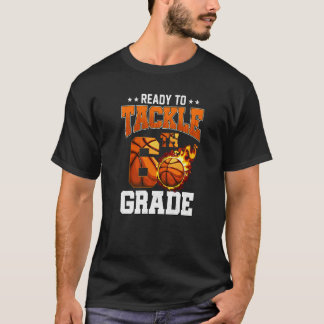 T-shirt Retour À L'École 6e Année Awesome Six Grandes Rega
