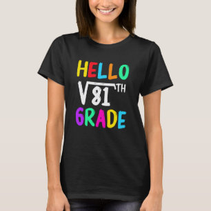T-shirt Retour à l'école Amateur de Maths de 9e pour Profe