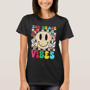 T-shirt Retour à l'école ambiance 2e année visage souriant