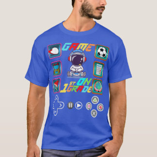 T-shirt Retour à l'école astronaute 1ère année jeu en délo