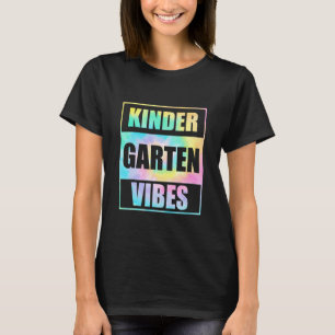 T-shirt Retour à l'école Atmosphère de maternelle Teinture