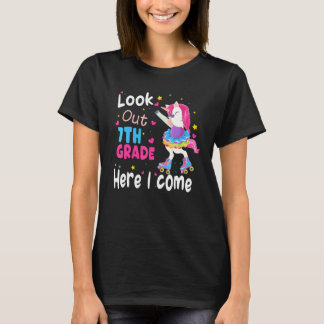 T-shirt Retour à l'école Attention 7e année j'arrive Licor