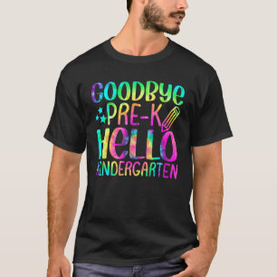 T-shirt Retour à l'école Au revoir la maternelle Bonjour l