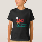 T-shirt Retour à l'école avec une touche classique et élég (Devant)