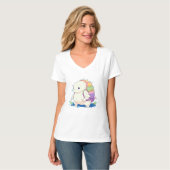 T-shirt Retour à l'école Axolotl Kawaii Dessin (Devant entier)