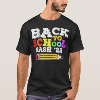T-shirt Retour À L'École Bash 2022 Étudiant Enseignant