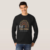 T-shirt Retour À L'École Boho Rainbow Social Worker (Devant entier)