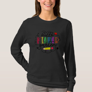 T-shirt Retour à l'école Bonjour Enseignant de maternelle