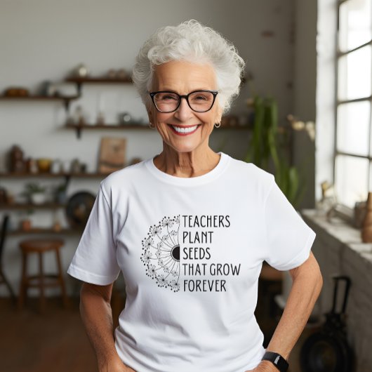 T-shirt Retour à l'école cadeau pour le dandelion d'enseig