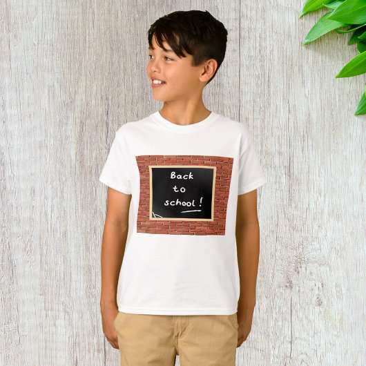 T-shirt Retour À L'École Chalkboard Boys