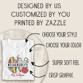 T-shirt Retour à l'école Chemises pour enseignants #vie d'