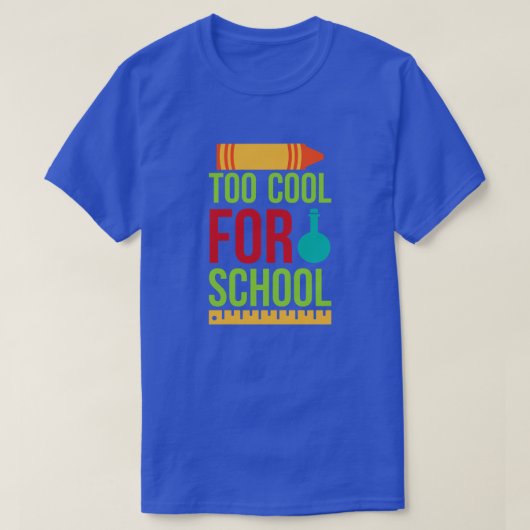 T-shirt Retour à l'école-cool pour l'école-01 (Design devant)