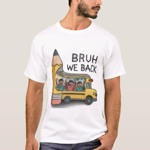 T-shirt Retour à l'école double face