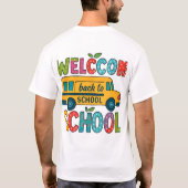 T-shirt Retour à l'école double face (Dos)