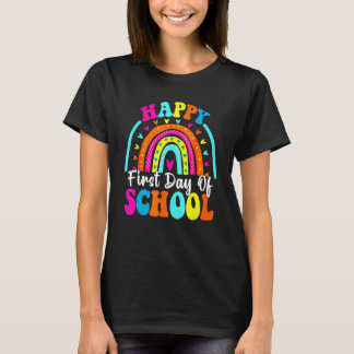T-shirt Retour à l'école drôle heureux premier jour d'écol